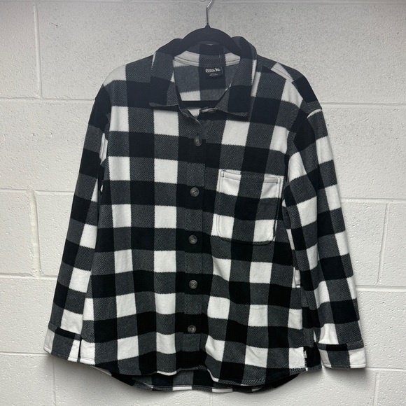 Eddie Bauer Jackets & Blazers - Eddie Bauer Black and White Plaid Jacket